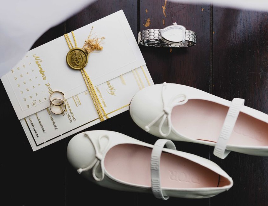 éléments de branding dans un mariage