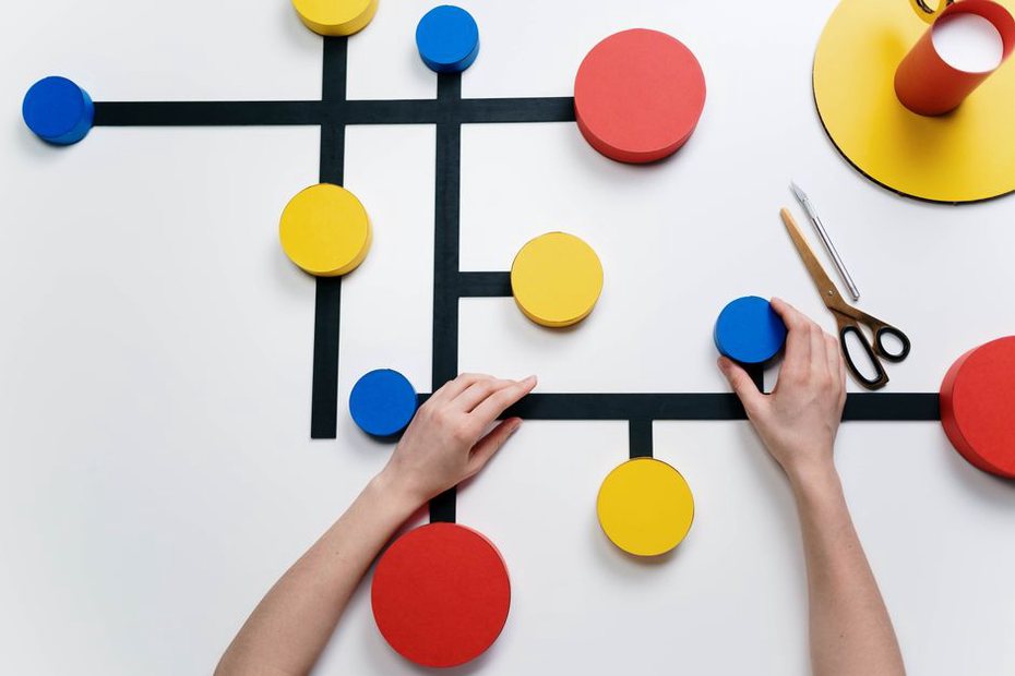 Nuancier de formes pour construire une identité visuelle